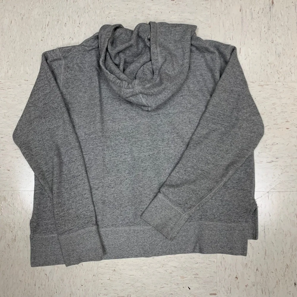 Polo Ralph Lauren Hoodie Mens L Gray Full Zip Pony Logo Cotton French Terry